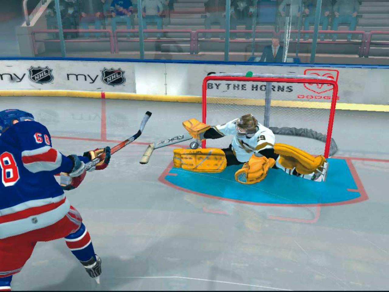 [07/11/2006] Die KI der Goalies reagiert mit hervorragenden Reflexen auf Ihre Versuche, ein Tor zu erzielen.