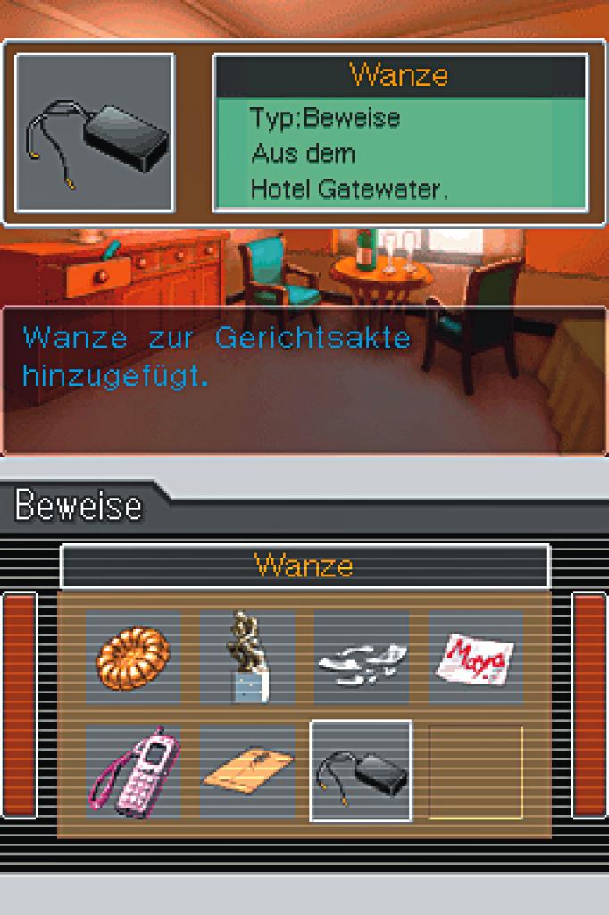 [11/01/2007] Mit einer Wanze fördert ihr wichtige Beweismittel an den Tag.BILD:N-ZONE