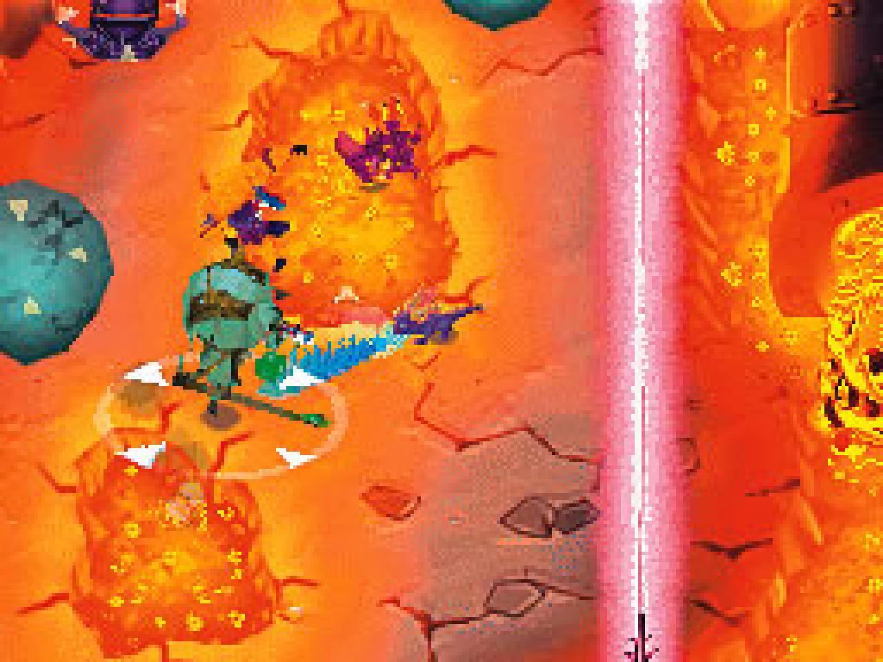 [11/01/2007] Später erlernt Spyro das Einfrieren der Gegner. BILD: N-ZONE