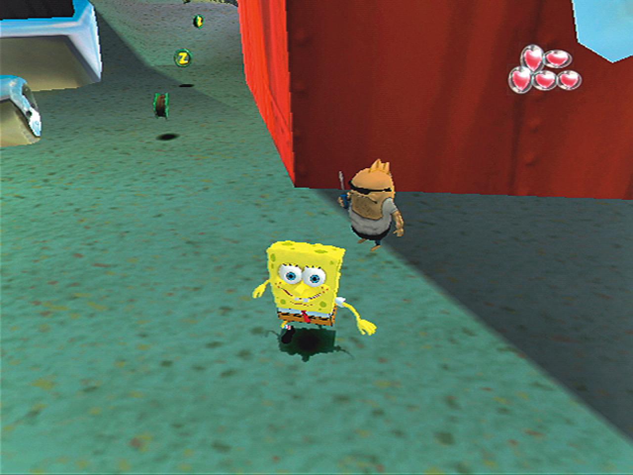 [15/01/2007] Das Grinsen vergeht SpongeBob auch in brenzligen Situationen nicht.BILD:N-ZONE