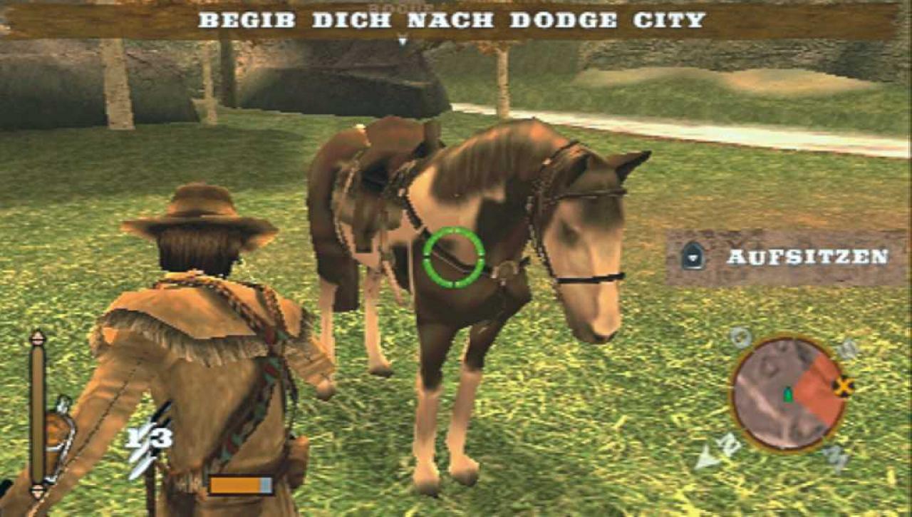 [23/01/2007] Sie können Ihr treues Pferd jederzeit an Ihre Seite rufen. Ein Pfiff genügt. BILD: PLAYZONE