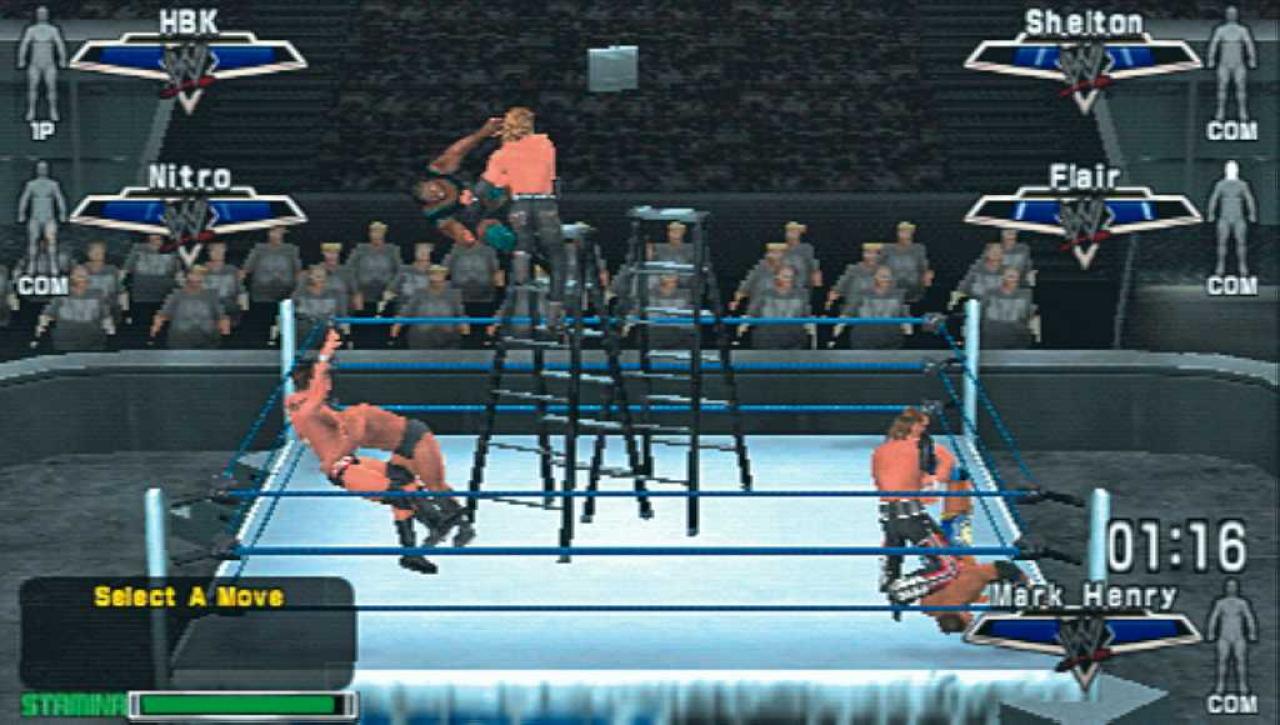 [23/01/2007] Das Sechs-Mann-Leitermatch ist erstmals mit von der Partie. BILD: PLAYZONE