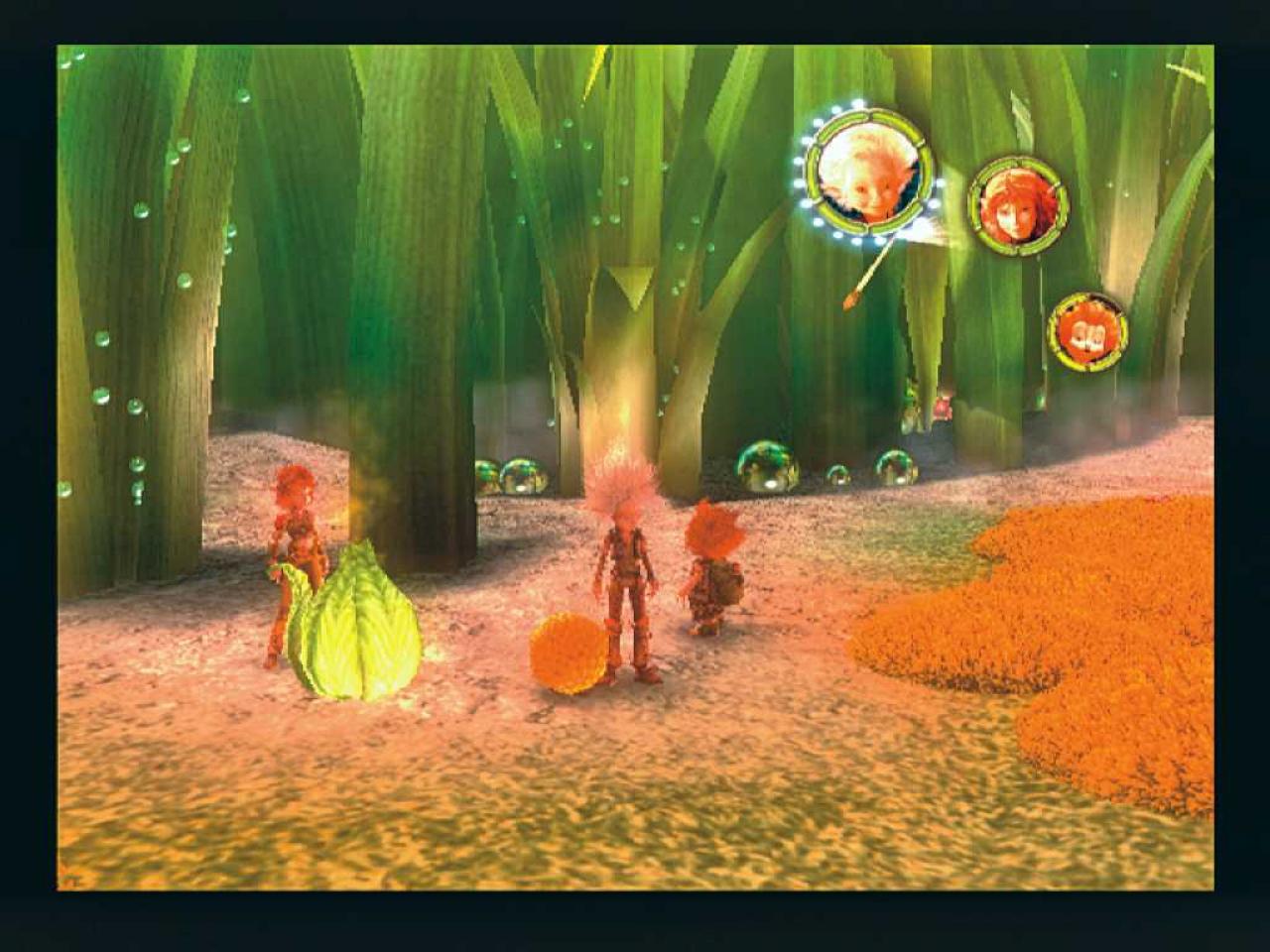 [25/01/2007] Spielen Sie sich rasch die Bälle zu, bevor diese zu Pollenstaub zerfallen. BILD: PLAYZONE