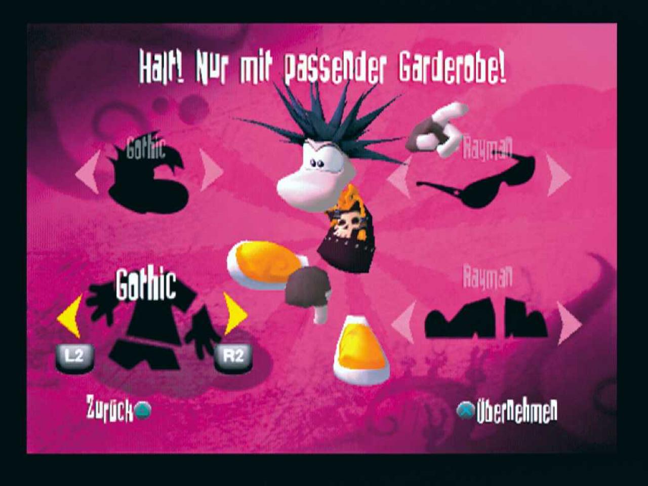 [26/01/2007] Im Multiplayer-Modus kann jeder Mitspieler seinen eigenen Rayman designen. BILD: PLAYZONE
