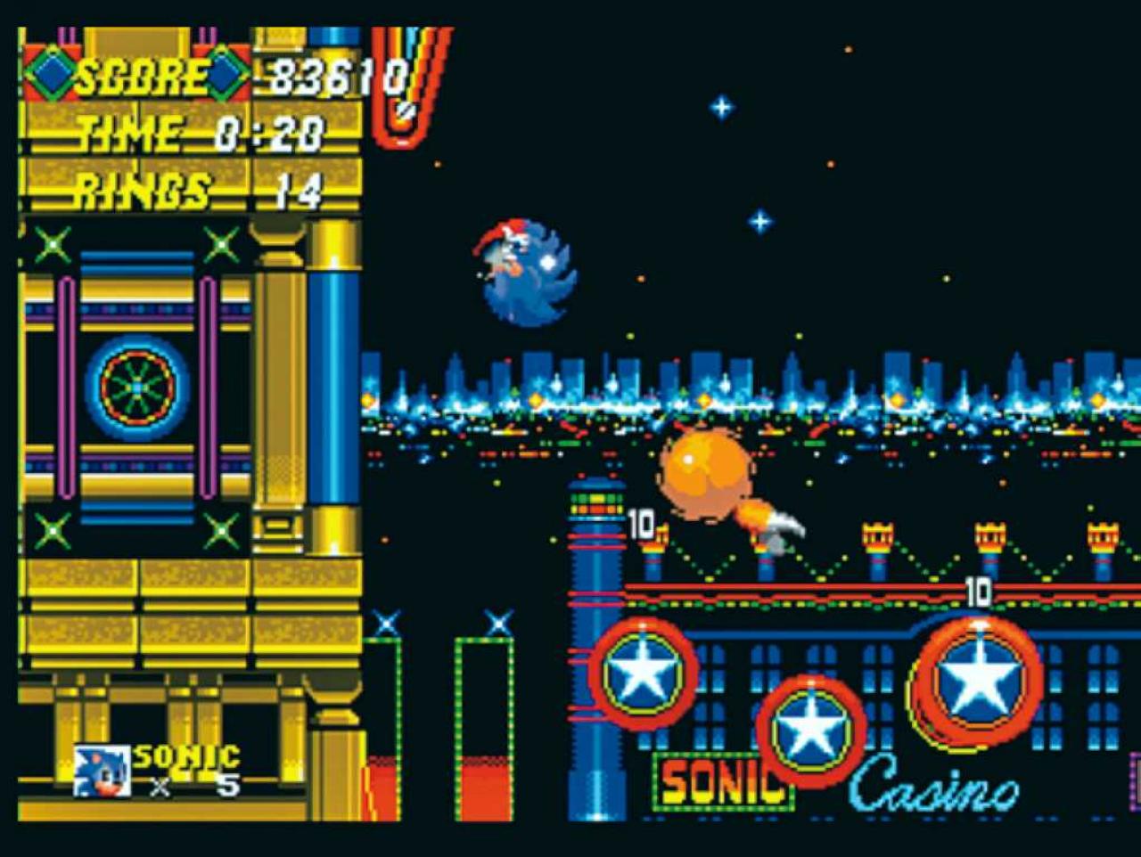 [26/01/2007] Das Sega-Maskottchen ist mit den ersten beiden Teilen vertreten. BILD: PLAYZONE