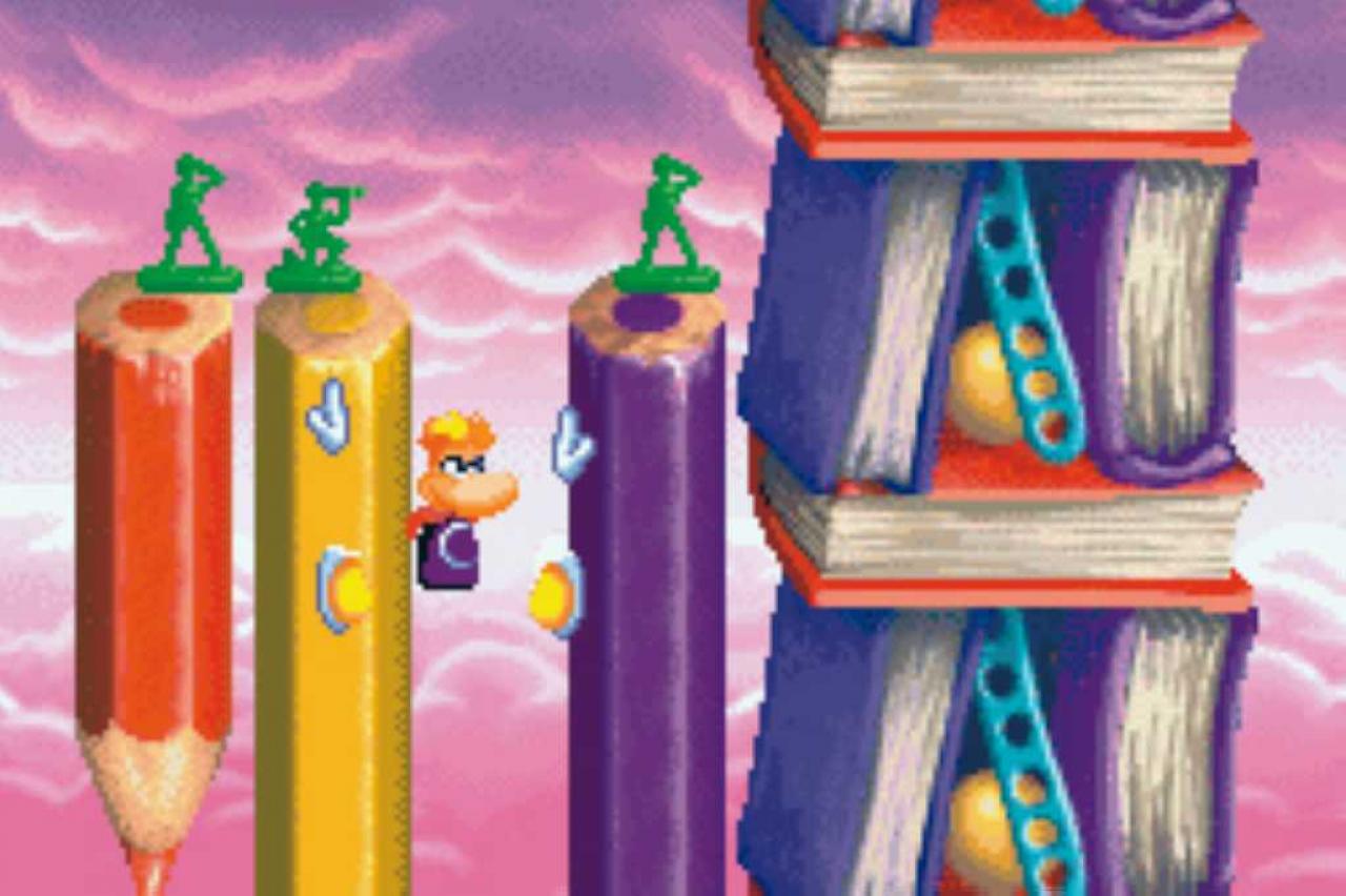 [16/02/2007] Das Klettern hat Rayman in Raving Rabbids natürlich nicht verlernt. BILD: N-ZONE
