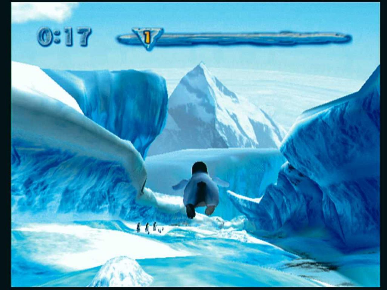 [16/02/2007] Eindeutig das beste Minispiel in Happy Feet. BILD: N-ZONE