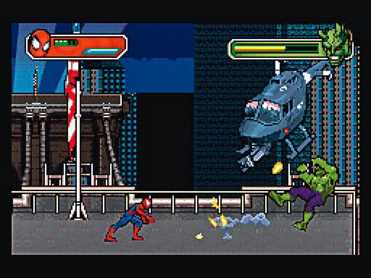 [21/03/2007] Im direkten Duell gegen diesen übel gelaunten Kobold schlagt ihr euch auf die Seite von Spider-Man. Zeig's ihm, Spinnenmann! BILD: N-ZONE