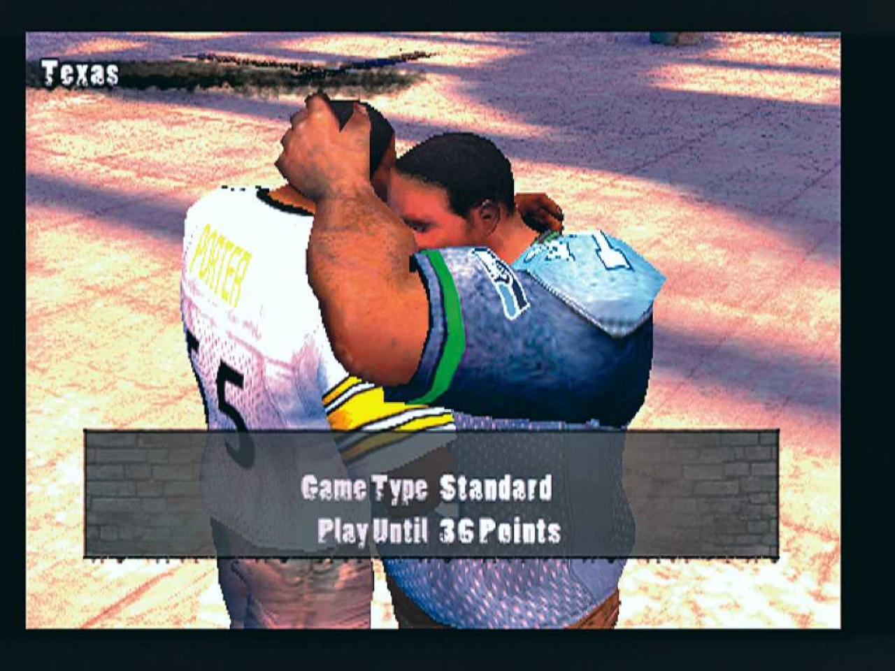 [12/03/2007] Unter den Football-Buddys kann es manchmal hochemotional zugehen. Lassen Sie sich von Ihrem Kollegen trösten. BILD: PLAYZONE