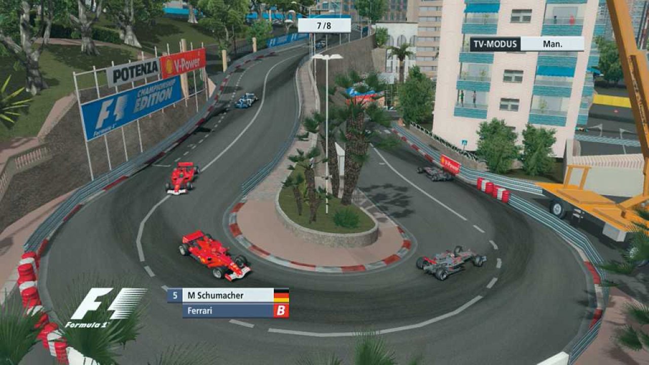 [12/03/2007] Monaco sieht ordentlich aus, die Randbebauungen strotzen aber nicht gerade vor Details.BILD: PLAYZONE