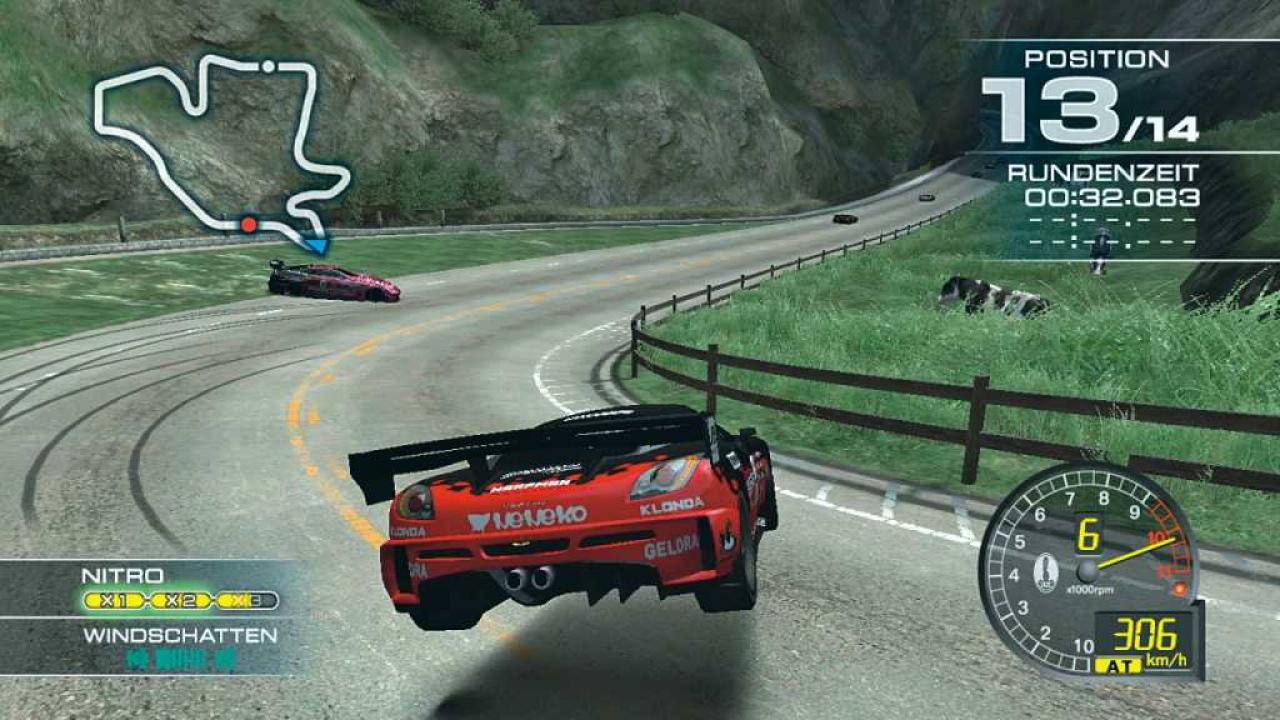 [13/03/2007] Pah! Wir driften gleich um ZWEI Ecken - und das sogar ohne Bodenhaftung! BILD: PLAYZONE