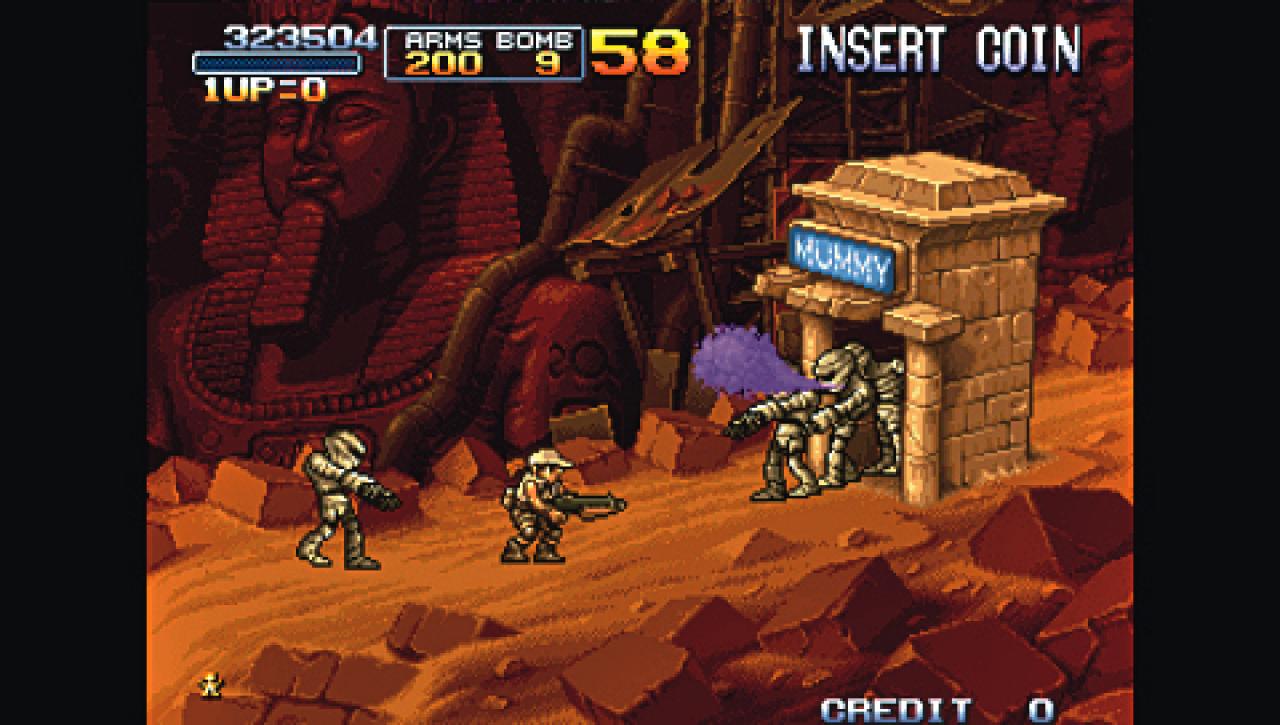 [14/03/2007] Metal Slug 2 hatte bereits im Original mit argen Slowdowns zu kämpfen. BILD: SNK PLAYMORE