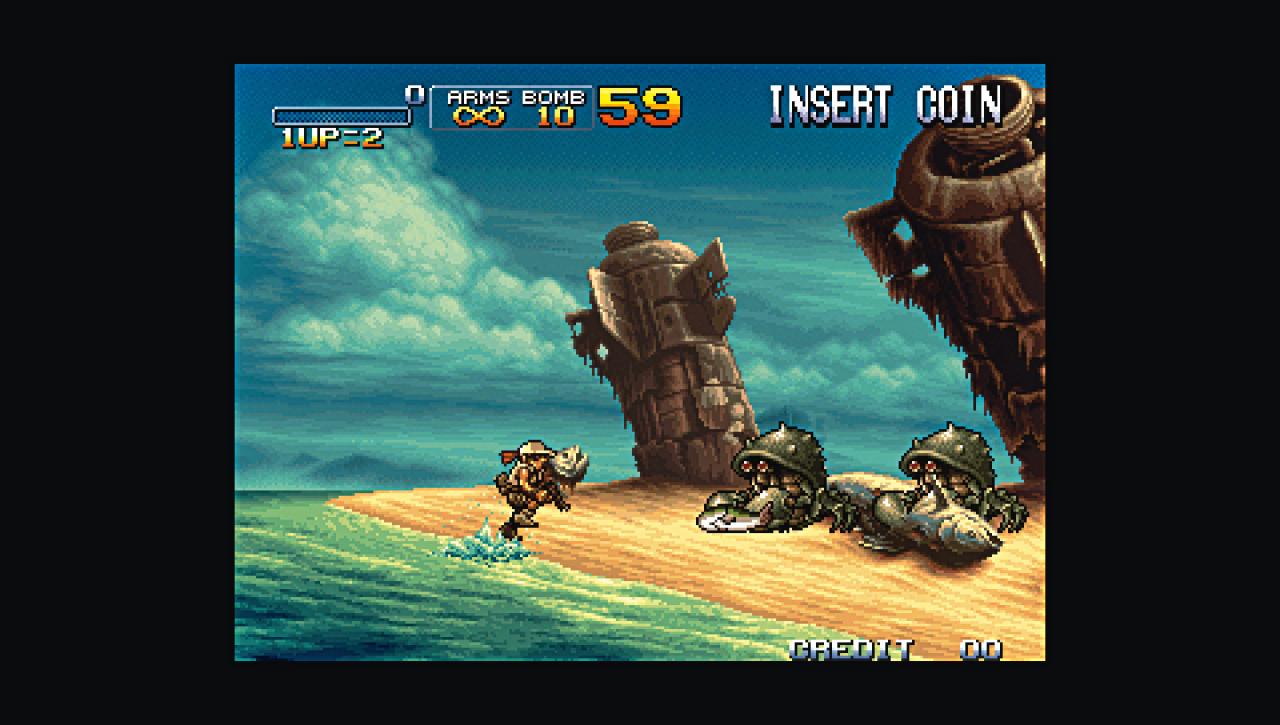 [14/03/2007] Metal Slug 3 wirft dem Spieler hauptsächlich Fantasy- und Alien-Gegner entgegen. BILD: SNK PLAYMORE