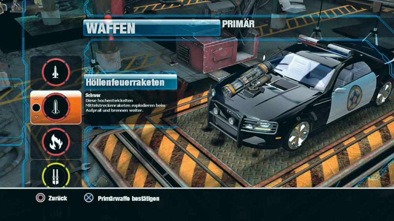 [29/03/2007] Hmmm... Höllenfeuerraketen... Die wünscht man sich an manchen Tagen im Berufsverkehr tatsächlich.BILD: PLAYZONE