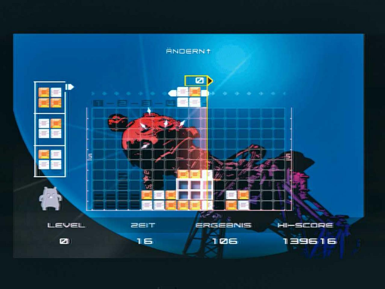 [28/03/2007] Sieht aus wie Lumines, spielt sich wie Lumines, ist Lumines. BILD: PLAYZONE