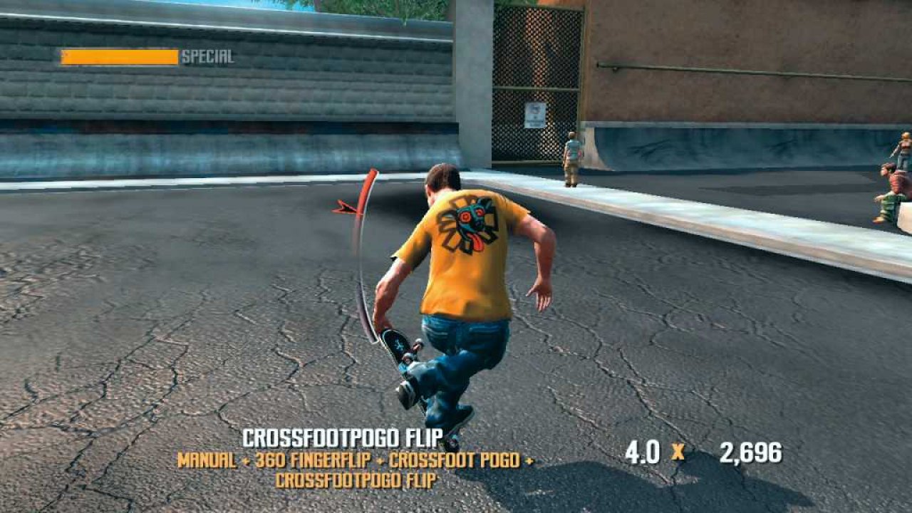 [30/03/2007] Rodney Mullen zeigt auchim Spiel total verrückte Tricks. BILD: PLAYZONE