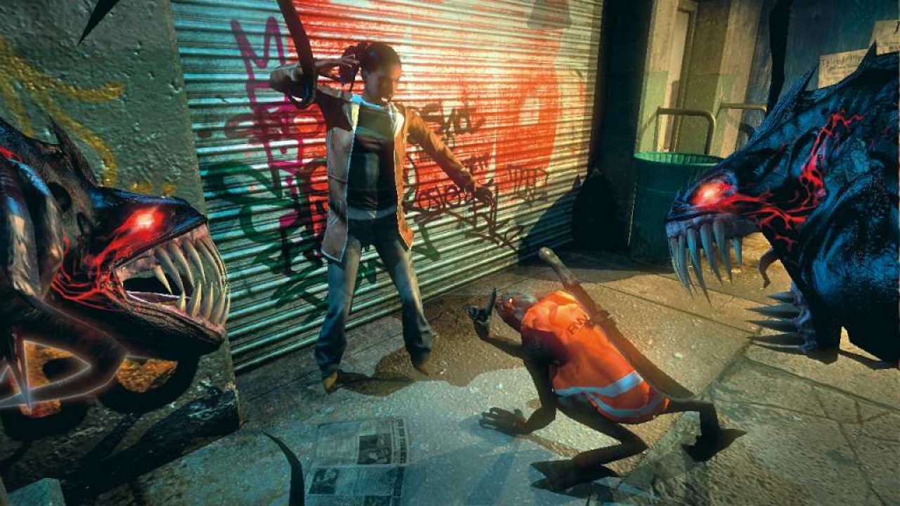 [16/03/2007] The Darkness - Im Horror-Shooter gibt es höllisch gute Action- und Splatter-Szenen. Dabei schlüpft der Spieler in die Rolle des dunklen Rächers und verbreitet Angst und Schrecken. 