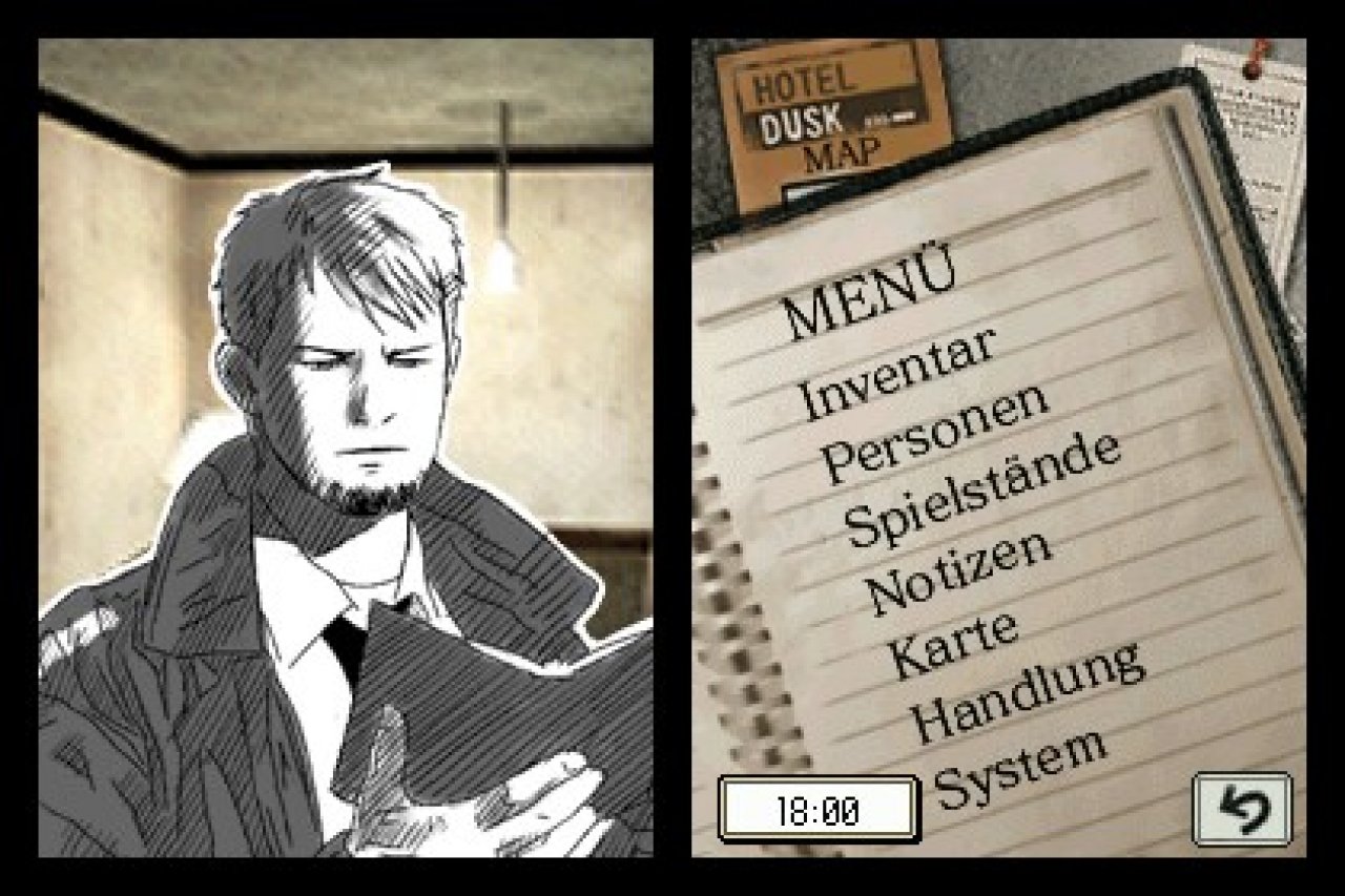 [26/03/2007] Cing - Hotel Dusk: Room 215 - Mit Hotel Dusk zauberte der Entwickler unter anderem ein tolles Nintnedo DS-Abenteuer auf die tragbaren Bildschirme. Auch Another Code oder Lst Window sind tolle Games. Leider ist der Entwickler seit 2010 bankrott. - Leser-Wunsch 