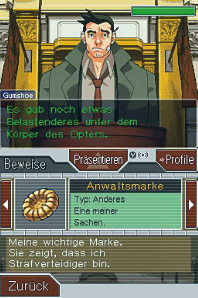[18/04/2007] Der tollpatschige Cop Dick Gumshoe ist immer noch bei der Polizei. BILD: N-ZONE