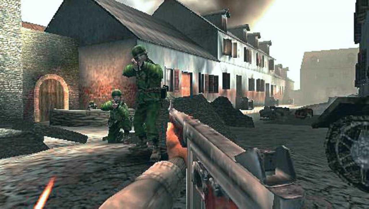 [27/04/2007] Die Gegner stehen fast immer einfach so da und denken nicht daran, Deckung zu suchen. BILD: ACTIVISION