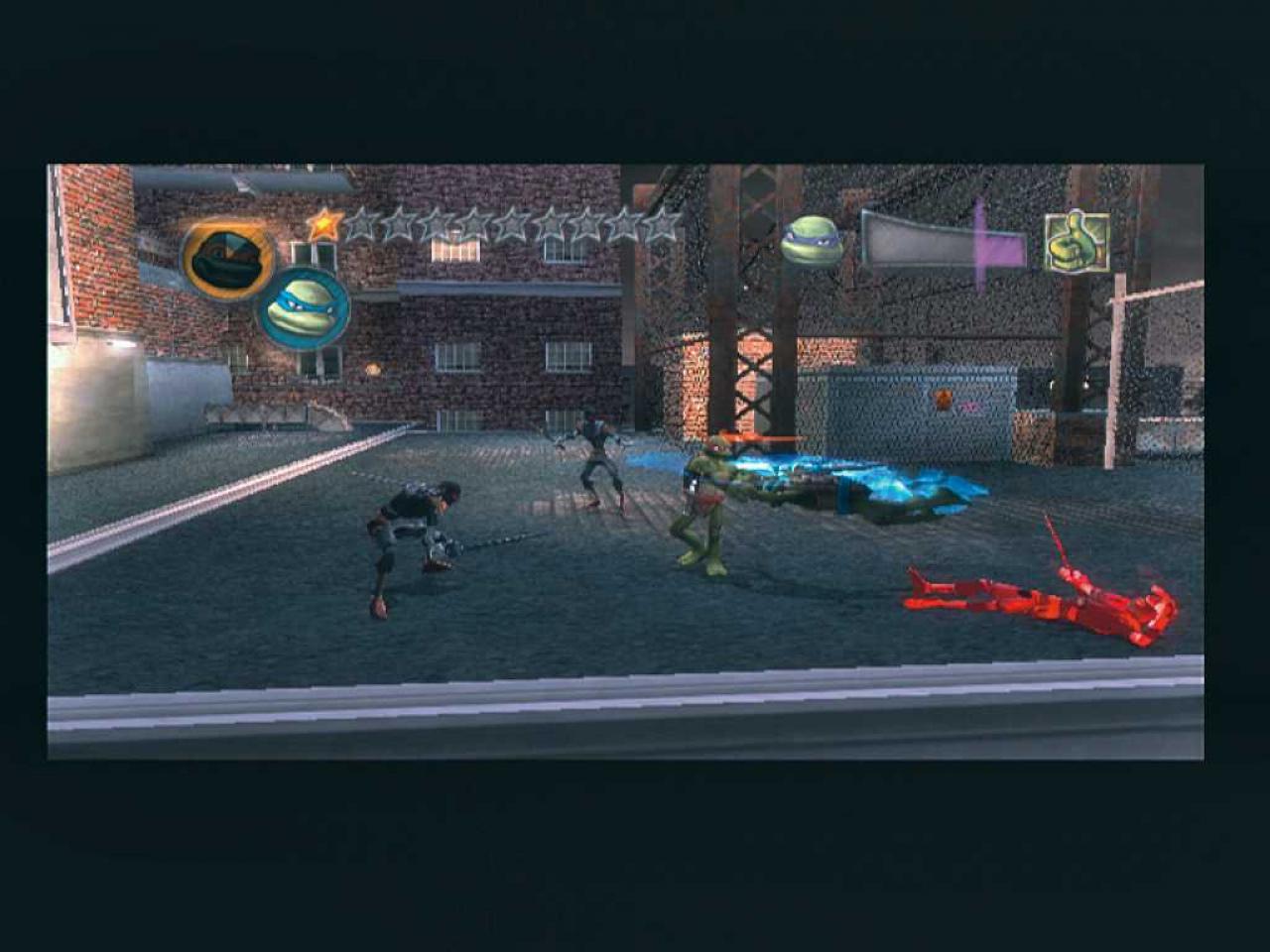 [27/04/2007] Gemeinsam treten die Turtles gegen eine nicht enden wollende Gegnerflut an. BILD: PLAYZONE