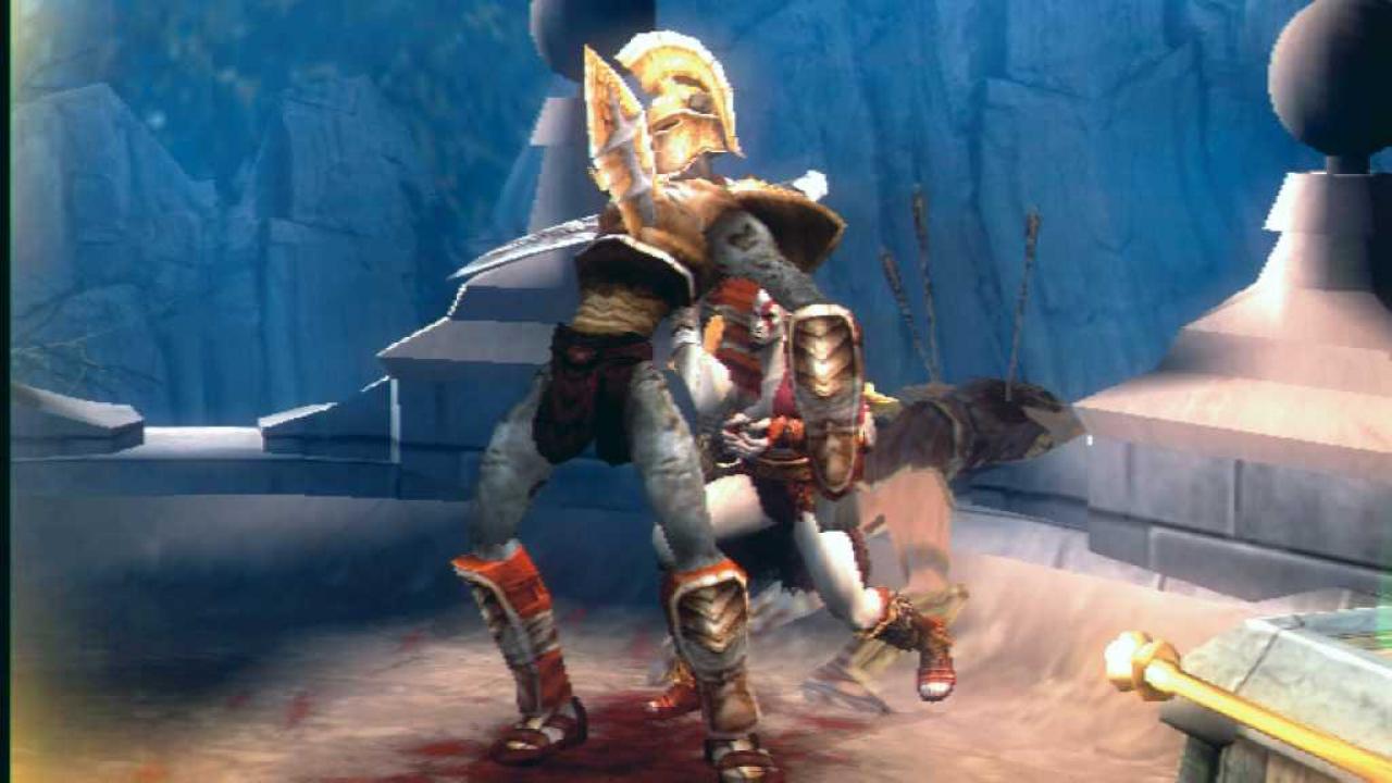 [27/04/2007] Kratos kennt sich mit Stichwaffen aus, so viel ist sicher.BILD: PLAYZONE
