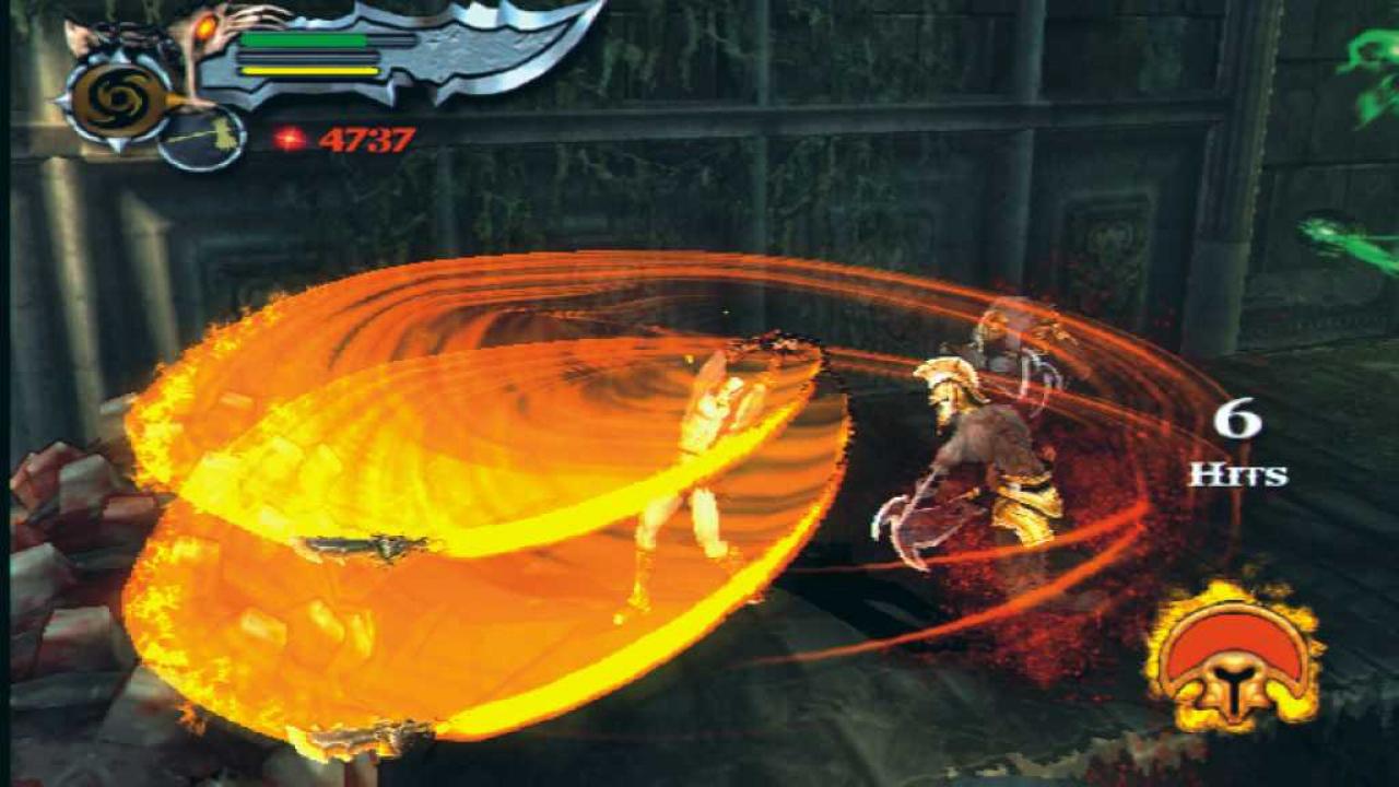 [27/04/2007] Mit seinen beiden Klingen macht Kratos alles platt. BILD: PLAYZONE