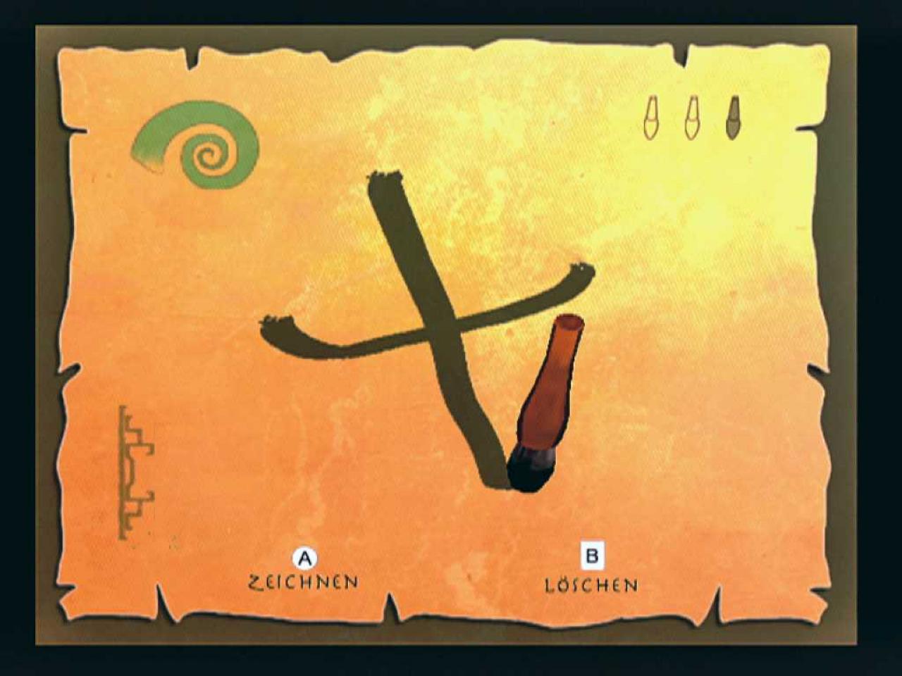 [24/05/2007] Mit der Wii-Fernbedienung sind die spaßigen Zeichenaufgaben kein Problem. BILD: N-ZONE