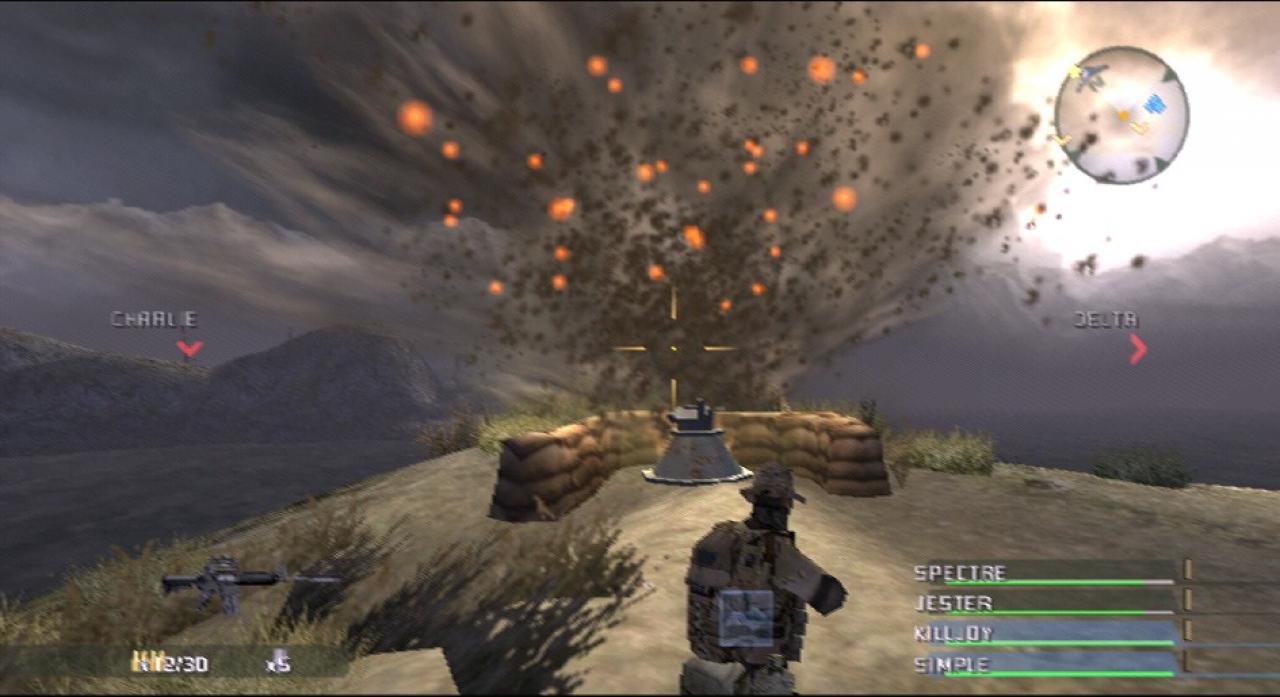 [23/05/2007] KA-BOOM! Neben den Primärzielen können Sie in den Levels auch Nebenaufgaben erfüllen, um Ihr Waffenarsenal aufzustocken. Quelle: PLAYZONE