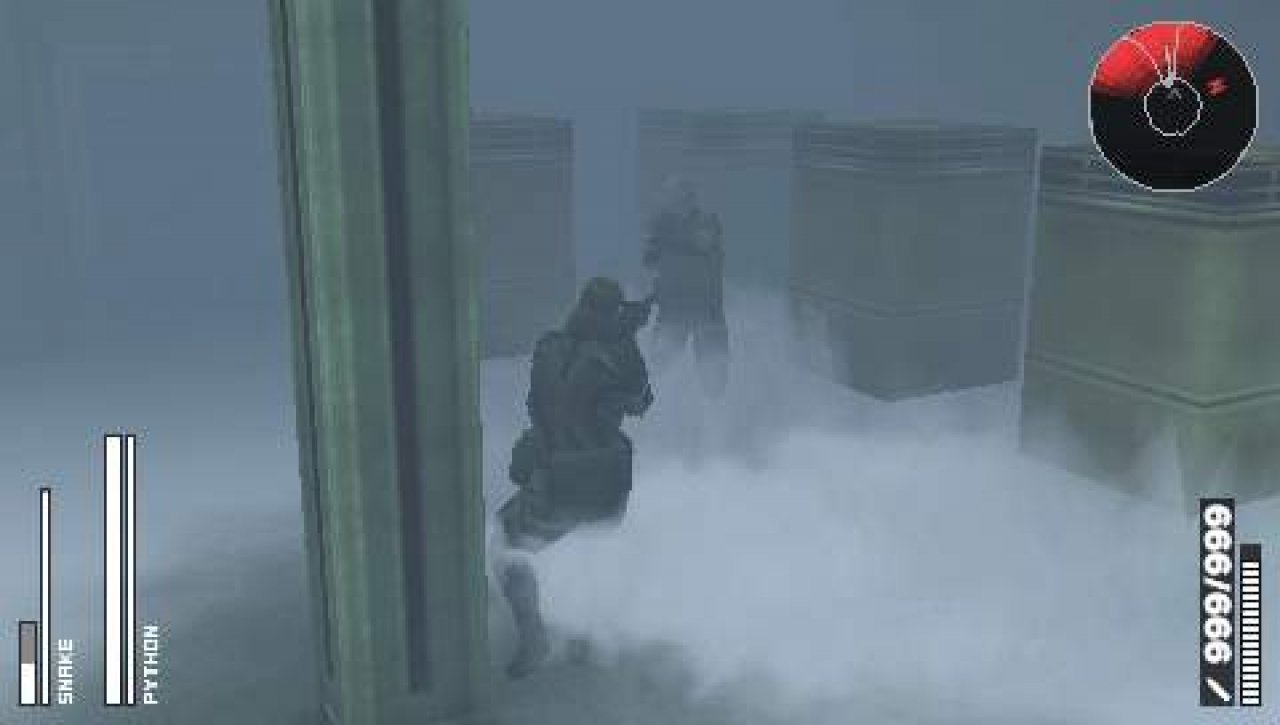 [19/06/2007] BEEINDRUCKEND Dieser Bosskampf ist sehr fasziniered inszeniert. Sie sehen den Feind erst im letzten Augenblick. BILD: KONAMI