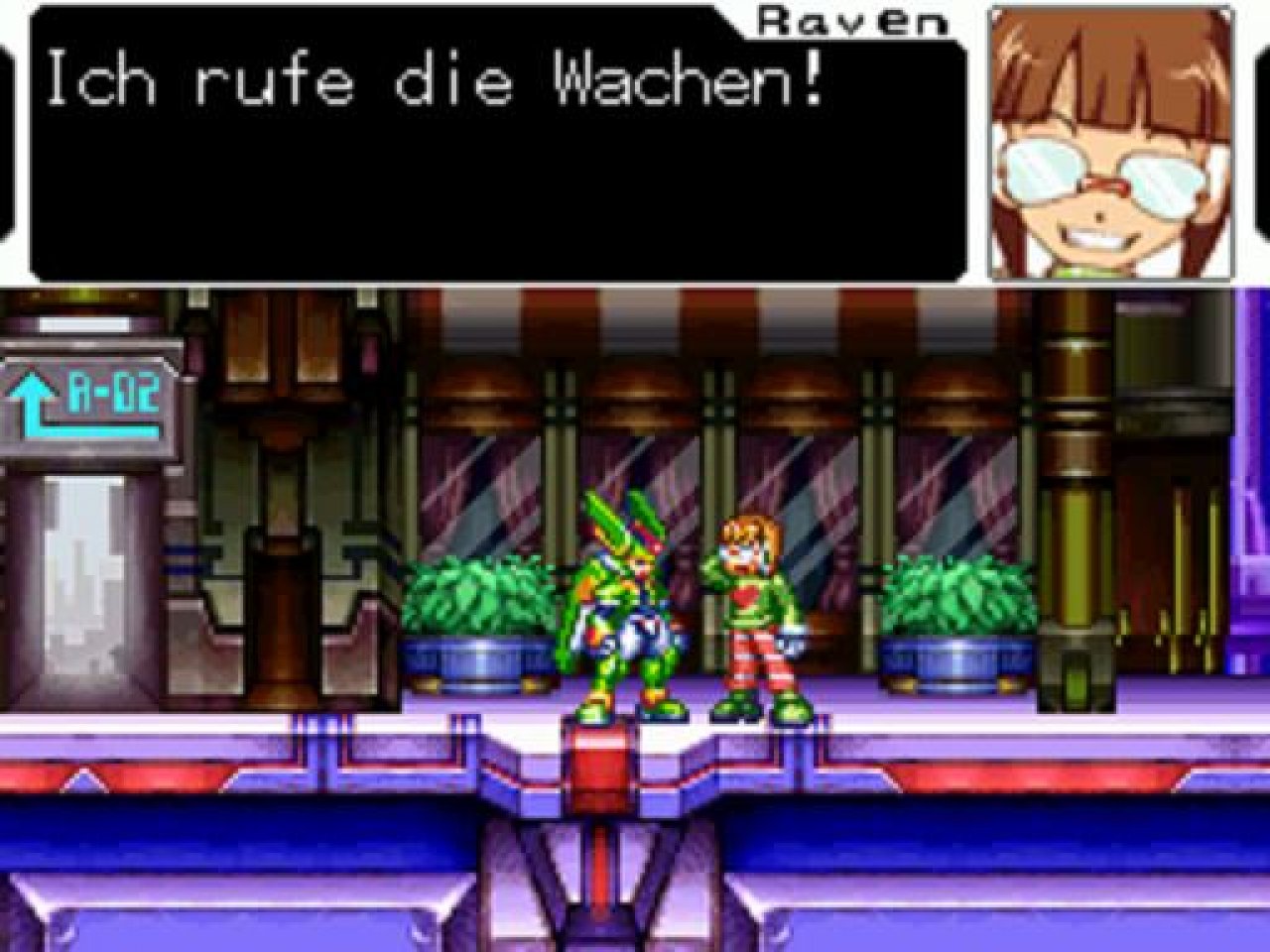 [29/06/2007] Wenn ihr die pompöse Mega-Man-Rüstung tragt, verängstigt ihr die Stadtbewohner.