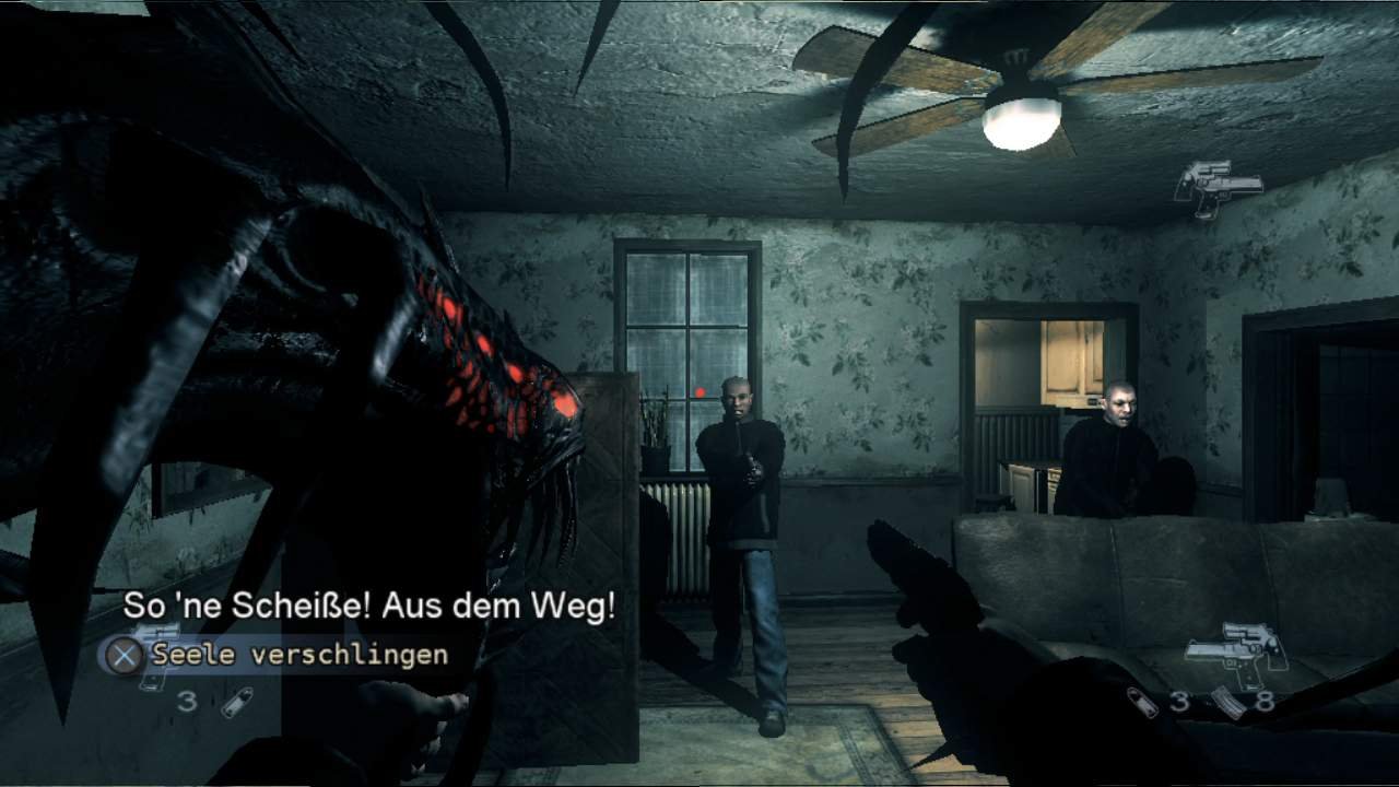 [23/07/2007] UNHÖFLICH Also, wer wird denn da gleich so ausfällig?! Gut, das ist zwar das letzte, was dieser Typ da von sich gibt, aber das ist nicht der Punkt. BILD: PLAYZONE