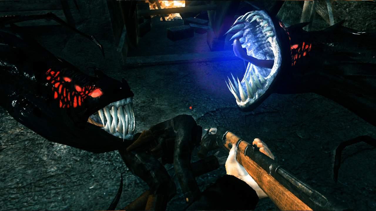 [23/07/2007] GUTEN APPETIT Die Tentakeln verspeisen in der deutschen Version von The Darkness die Seelen der besiegten Gegner. BILD: PLAYZONE