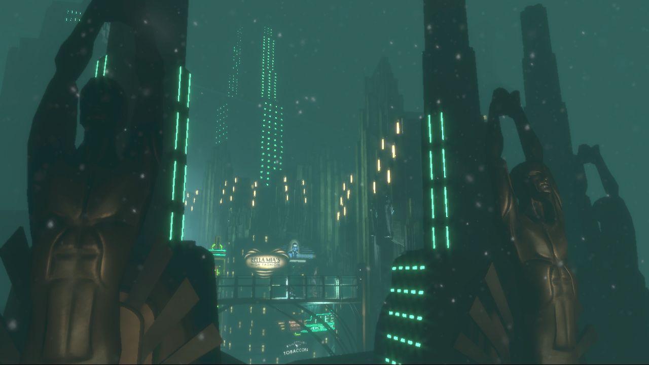 [16/07/2007] Die Tauchfahrt nach Rapture - Abfahrt nach Rapture und die Atmosphäre verdichtet sich, nicht nur durch den Wasserdruck auf die Bioshock-Stadt. Unfassbar genial.