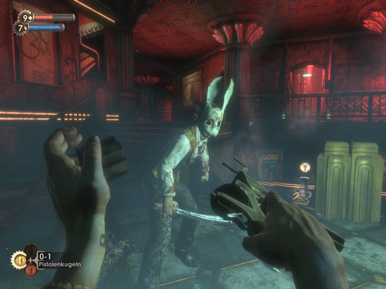 [16/08/2007] Bioshock - Die gute Portion Grusel erlebten wir auch in Bioshock. Die bedrückende Atmosphäre in der dunklen Unterwasser-Stadt ließ uns nicht mehr los. 