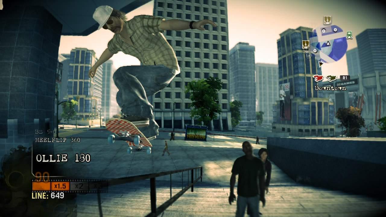 [28/09/2007] EINFACH EIN GEILES GEFÜHL Die Stadt steckt voller Leben und macht das virtuelle Skaten zusätzlich authentisch.