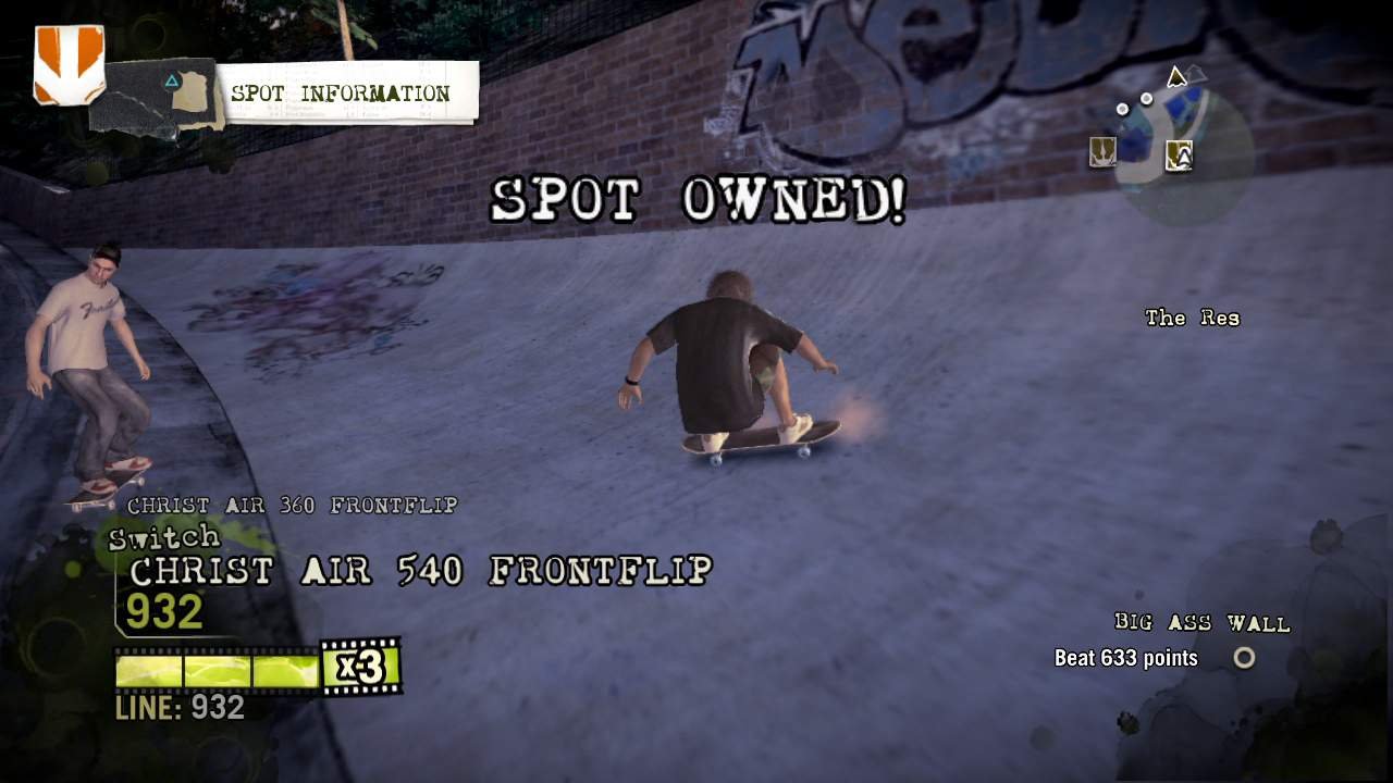 [28/09/2007] OWNED Zeigen Sie im Rahmen einer Spot Challenge an besonders coolen Stellen Ihren besten Trick. 