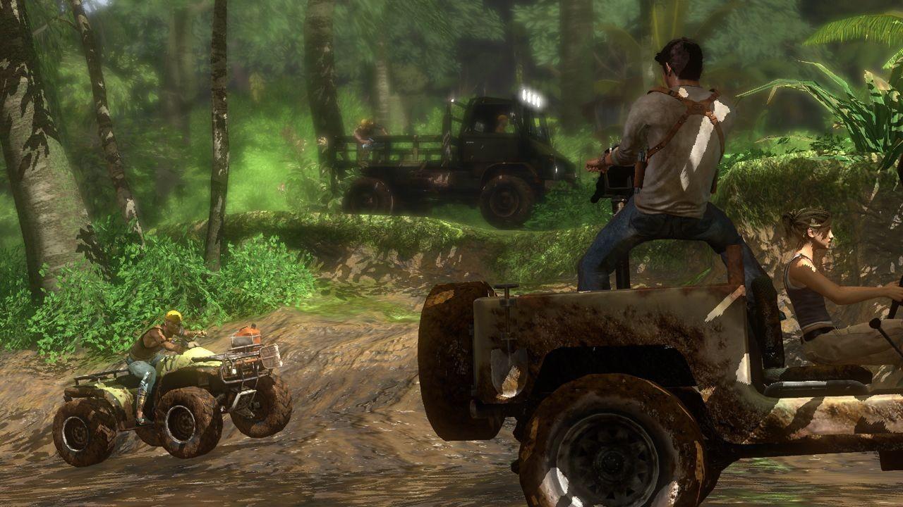 [21/11/2007] Uncharted: Drakes Schicksal - Für einen VGZ-Leser ging es erst im Dschungel am Wasserfall so richtig los. Zuvor musste er sich durchbeißen. - Leser-Vorschlag