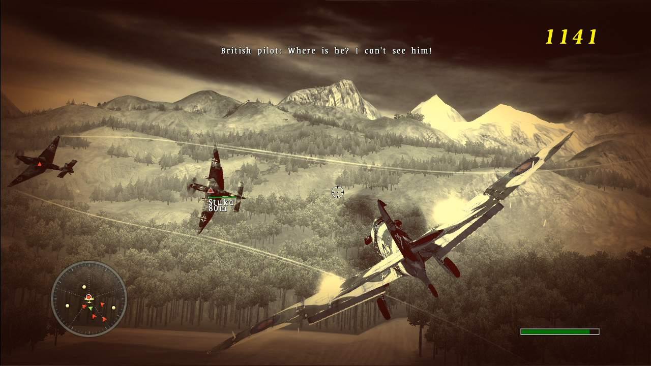 [21/12/2007] Treffer! Die Dogfights fackeln zwar kein Effektfeuerwerk ab, dennoch sind sie spannend inszeniert.