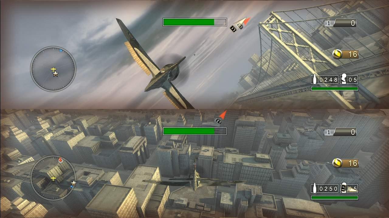 [21/12/2007] Zweigeteilt: In den zahlreichen Multiplayer-Modi dürfen Sie sich in der Luft so richtig austoben!