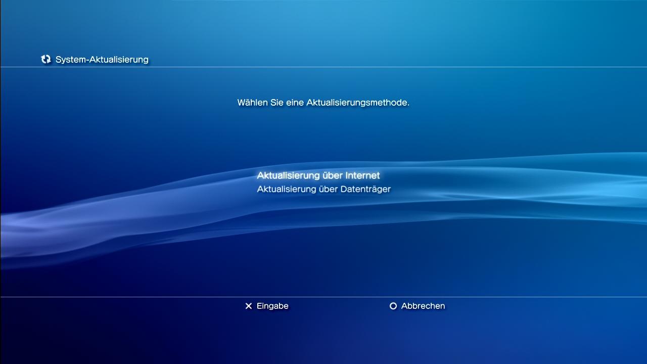[21/12/2007] Habt ihr zuhause keine Internetverbindung, so könnt ihr die aktuelle Firmware auch über einen Datenträger wie CD-ROM oder USB-Stick auf die PlayStation 3 aufspielen. Grundsätzlich sollte immer die aktuellste Firmware-Version auf eurer Konsole installiert sein.