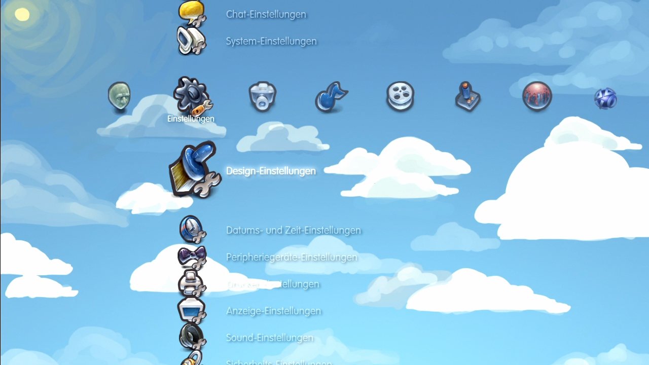 [21/12/2007] Hier einige Beispiele für geänderte Design-Einstellungen. Einige Themes sind wirklich sehr aufwändig und detailverliebt gestaltet.