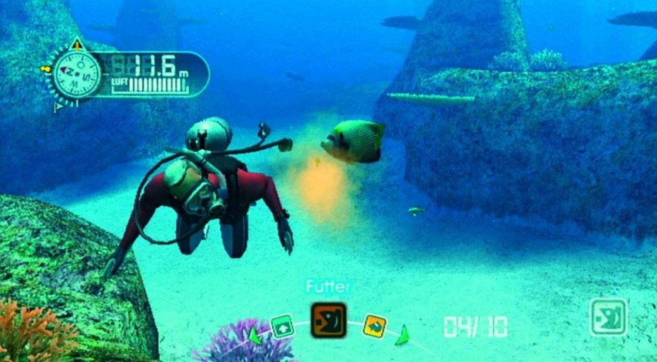 [03/01/2008] Endless Ocean, 2007Wer schon immer mal in die faszinierende Welt unterhalb des Meeresspiegels abtauchen wollte, jedoch kein Geld für einen kostenspieligen Trip zu den Malediven und Co. besitzt, der kommt um Endless Ocean nicht herum. In dem Wii-Spiel tauscht ihr T-Shirt und Jeans gegen einen hautengen Neoprenanzug und erforschen wunderschöne Korallenriffe und verborgene Schiffwracks. Tauchfans erfreuen sich an der authentisch nachgebildeten Flora und Fauna. Miltterweile ist der Nachfolger Endless Ocean 2: Ruf des Meeres im Handel erhältlich. 