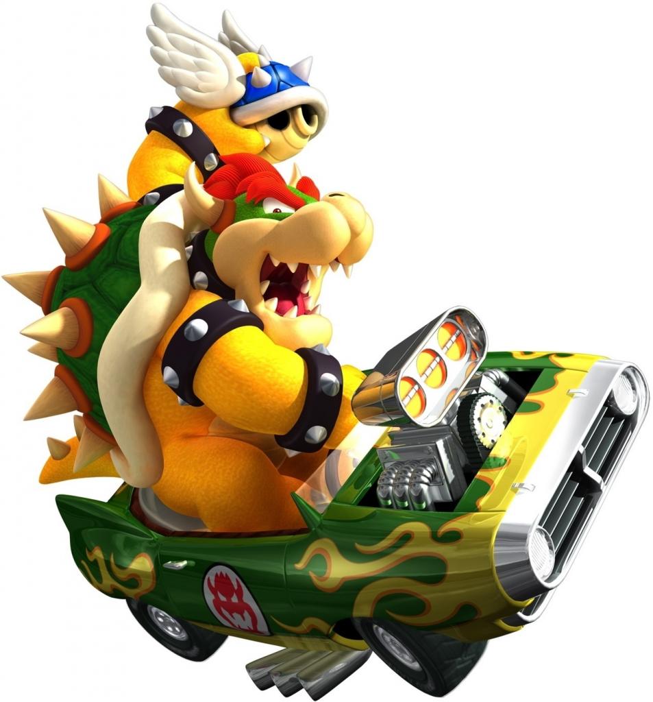[20/02/2008] Mario Kart - Blauer Panzer - Nervig und völlig unlogisch. Der blaue Panzer erwischt immer den führenden Fahrer. Doch wieso fliegen zielsuchende Panzer? Warum ist das Ding blau? Was macht eigentlich die zum Panzer passende Schildkröte in der Zwischenzeit?