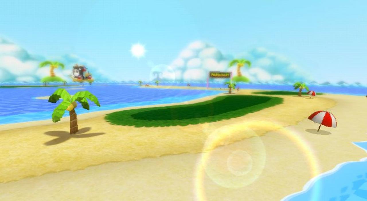 [20/02/2008] Mario Kart Wii - In jedem Mario Kart-Spiel gibt es eine Strecke am Strand. Dort warten fiese Krabben oder ein hoher Wellengang. Während Spieler so im Go-Kart umher fahren kommt richtig Urlaubsstimmung auf.