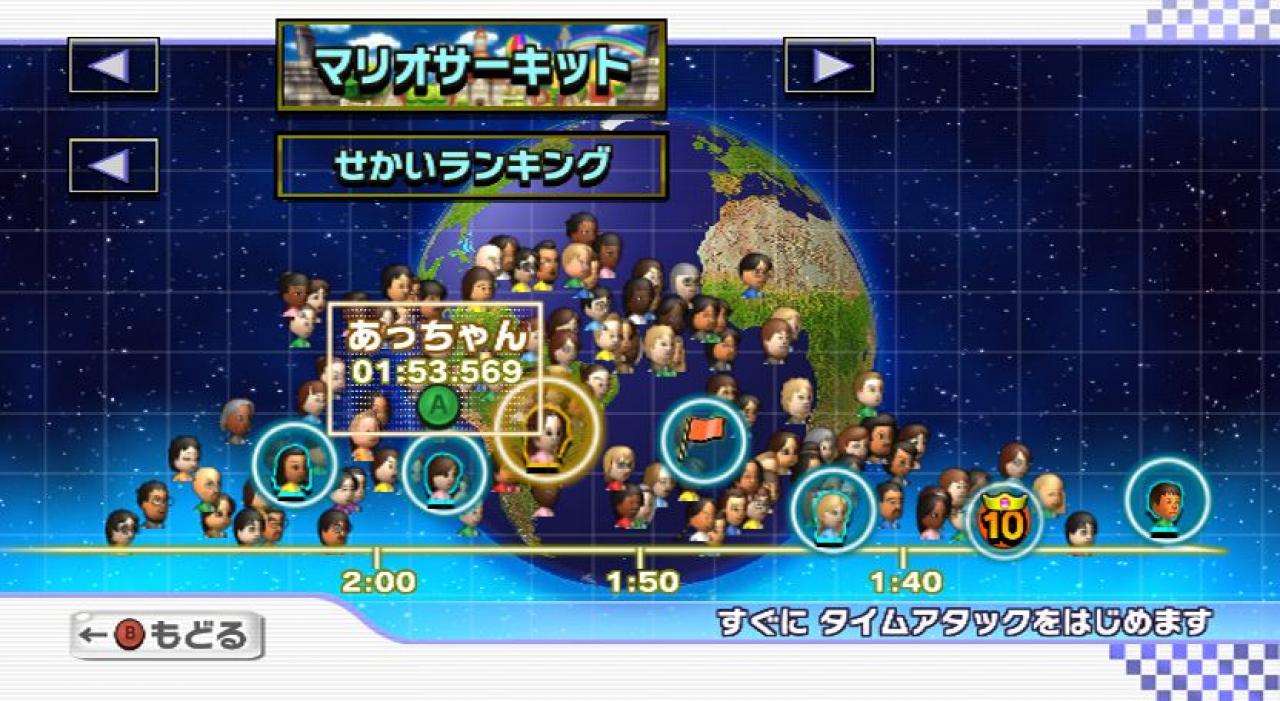 [21/02/2008] Im Online-Modus von Mario Kart Wii treten ihr gegen 11 Fahrer gleichzeitig an.