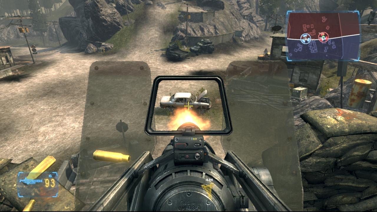 [29/02/2008] Mehrspieler-Shooter Frontlines: Fuel of War: Die stationären Geschütze weisen durchweg eine äußerst hohe Feuerrate auf.