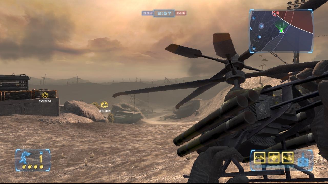 [29/02/2008] Mehrspieler-Shooter Frontlines: Fuel of War: Die Tigerklaue (Allianz) ist das Topmodell und gleicht wie das Tigerauge einem Modellhubschrauber. Für Hobbyschrauber unerschwinglich ist jedoch der eingebaute Raketenwerfer, mit dem Panzer und Infanterie ausgeschaltet werden können. Die Miniraketen sind gegen schweres Gerät allerdings nicht sonderlich effektiv.