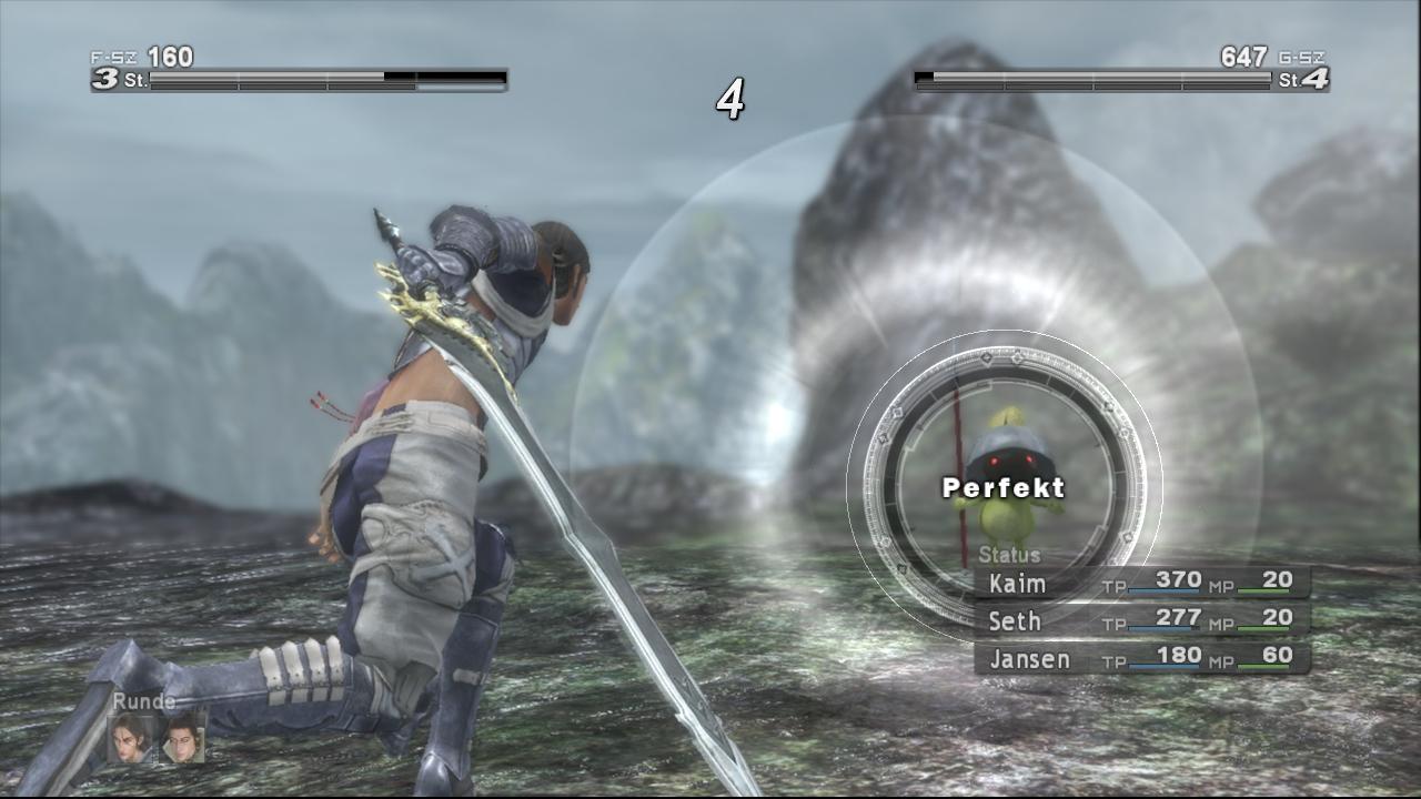 [27/02/2008] Rollenspiel Lost Odyssey: Mit einem „Perfekt“ ist der entsprechende Bonus des Ringes gesichert.
