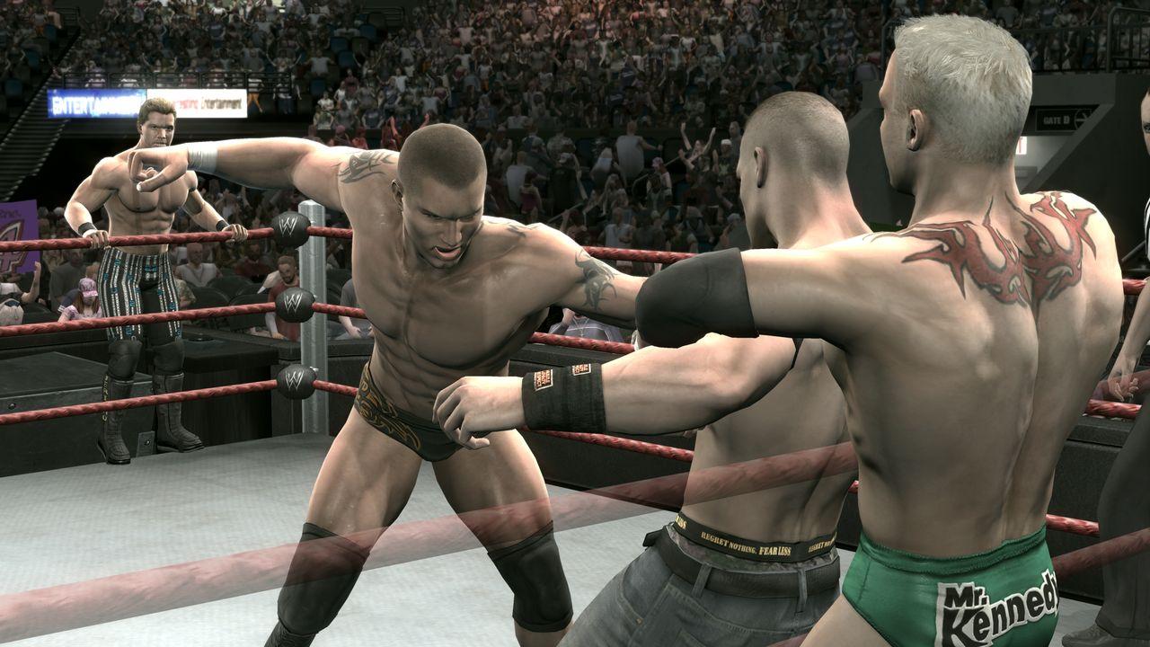 [28/03/2008] WWE SmackDown vs Raw - bei Frauen unverständlich: Wrestling. Für uns: genial unterhaltsame Action. Nachts mit Bier vor der Kiste hängen und WWE schauen. Was könnte es besseres geben? Fußball? Maybe...